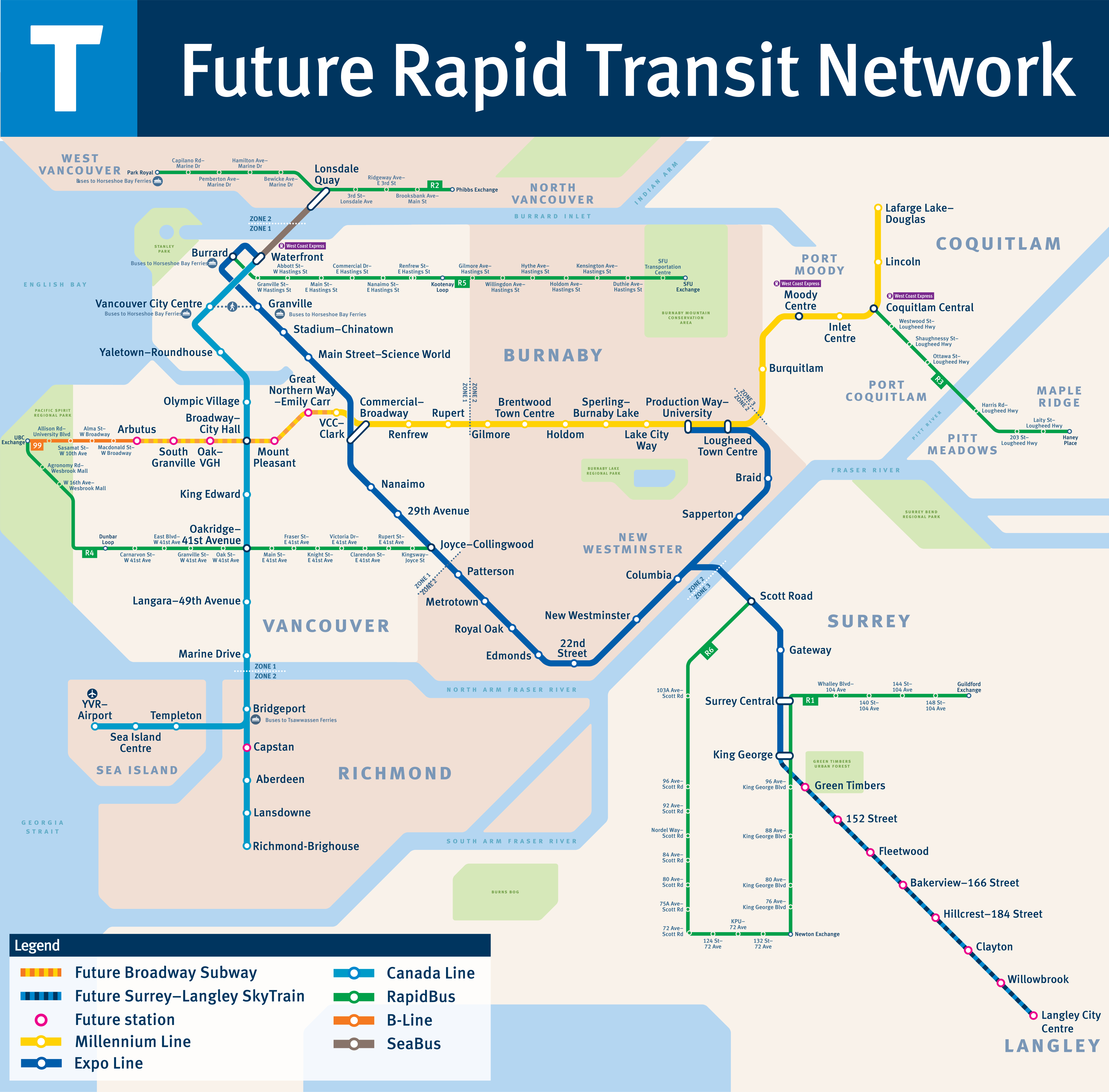 Maps - Surrey Langley Skytrain