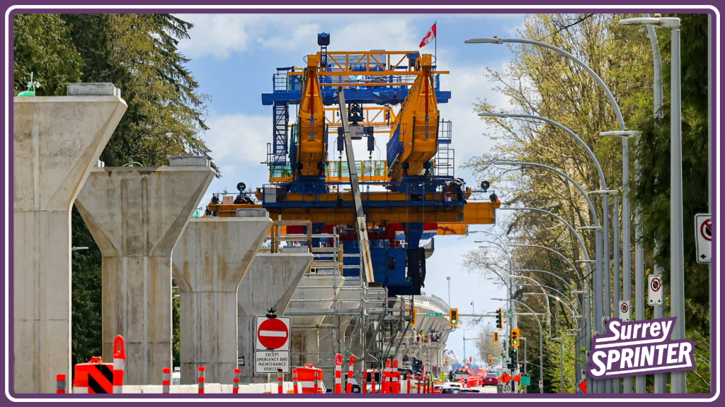 An image of the Surrey Sprinter launching gantry.
